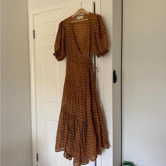 Daughters of India Zuri Wrap Dress - Picture 2 of 6